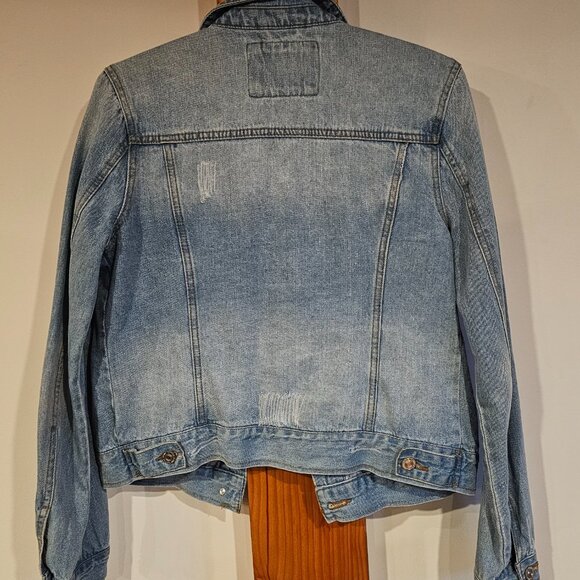 Ladies Jean Jacket Size Medium - Picture 2 of 8